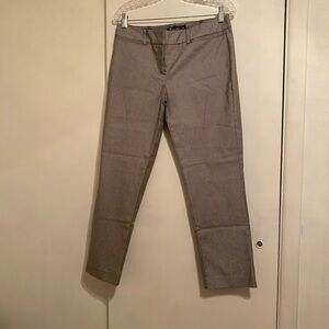 NY&C (7th Avenue) Stylish Tan and Black Stripe Capris Straight leg for Women